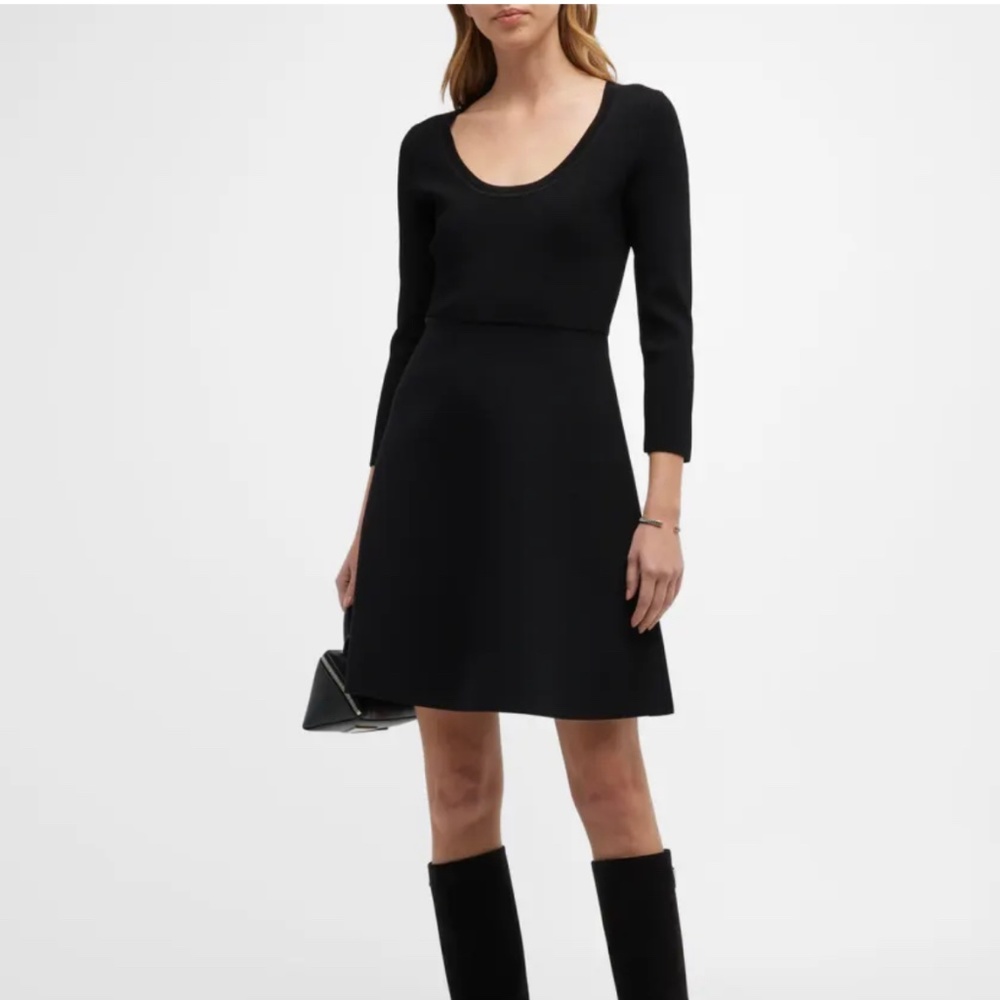 Theory Black Dress Sz 6